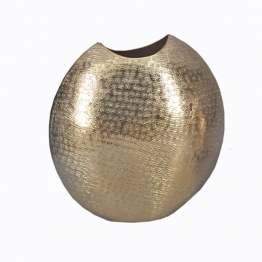 Βάζο Μεταλλικό Χρυσό Art Et Lumiere 35x12x34εκ. 12004