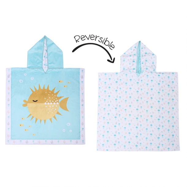 Πόντσο Διπλής Όψης UPF50 61x61εκ. Jellyfish FlapJackKids FJKCU562