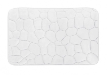 Ταπέτο Μπάνιου Polyester 45x70εκ. Stone Bliss White 2435848