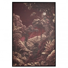 Πίνακας Χρυσοτυπία Καμβάς Burgundy Jungle 83x123εκ. iliadis 89152