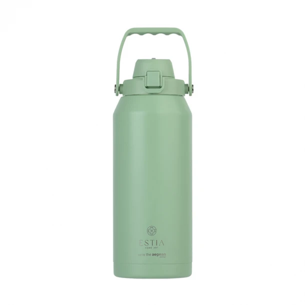 Θερμός Ανοξείδωτος Lift Bottle 12,6x11x30,3εκ.-1800ml Pine Save The Aegean Estia 01-41441