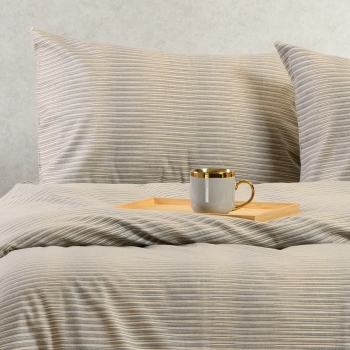 Ζεύγος Μαξιλαροθήκες Φανελένιες 53x72εκ. Trinity Grey Winter Line Melinen 20005112