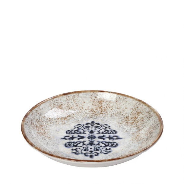 Πιάτο Φαγητού Βαθύ Πορσελάνης Mosaico ESPIEL 23x4εκ. KNJ120K6