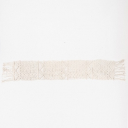 Runner Μακραμέ Μπεζ 30x150εκ. ESTHETI 817-50001