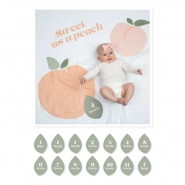 Mουσελίνα Φωτογράφισης 100x100εκ. & Κάρτες Sweet as Peach Lulujo LJ596