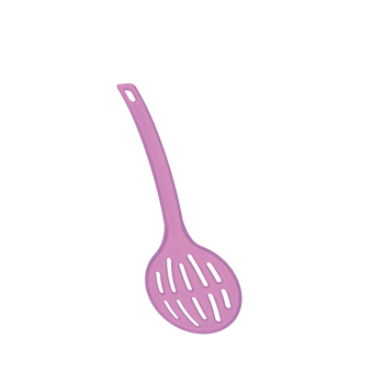 Κουτάλα Τρυπητή Σιλικόνης Metaltex