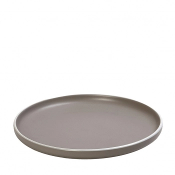 Πιάτο Ρηχό Φαγητού Stoneware Γκρι Mood Nordic Step ESPIEL 27,3x27,3x3,5εκ. ATA120K6