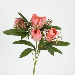 Μπουκέτο Με Τουλίπες 31εκ. Ροδακινί ESTHETI 758-10033