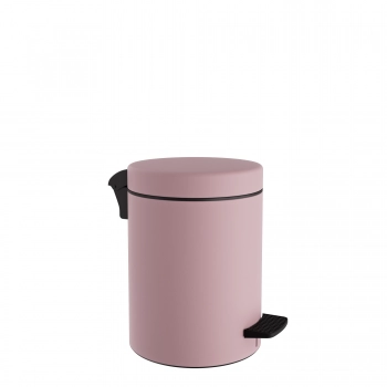 Καλάθι Απορριμμάτων 3lt Soft Close Ανοξείδωτο Matt Pink Pam & Co Φ18x25εκ. 03-601-303
