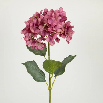 Κλαδί Με Λουλούδι Ορτανσία Μωβ 77εκ. ESTHETI 758-12058