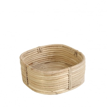 Ψωμιέρα Ξύλινη Natural 16x16x6εκ. ESPIEL KAG403