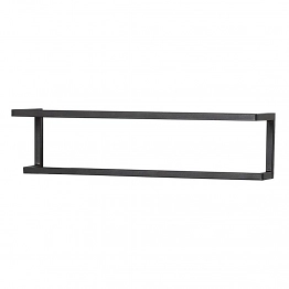 Κρεμάστρα Επιτοίχια Μεταλλική Μαύρη 48x12x12εκ. Carre Sealskin 396230746