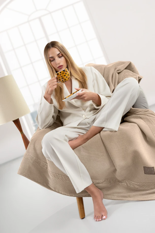 Ριχτάρι Τετραθέσιος Suede Microfiber Rubicon Camel 170x350εκ. Guy Laroche