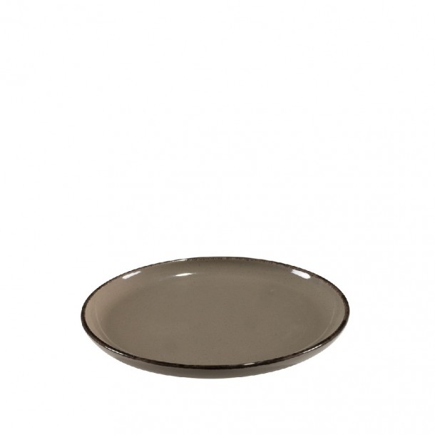 Πιάτο Φρούτου Stoneware Tuscany Brown ESPIEL 22x2εκ. ATA160K6