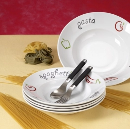 Σερβίτσιο Pasta Σετ 7τμχ Πορσελάνης CRYSPO TRIO 49.100.357 B
