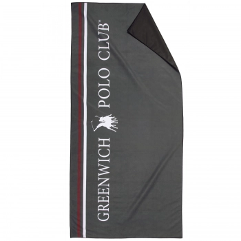 Πετσέτα Θαλάσσης Microfiber 80x170εκ. Essential 5209 Grey Greenwich Polo Club