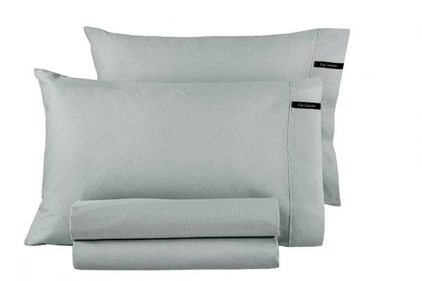 Ζεύγος Μαξιλαροθήκες Βαμβακοσατέν 50x70εκ. Minimal Azul Guy Laroche