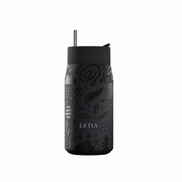 Θερμός-Ποτήρι Ανοξείδωτο Noir Echo Lens Save The Aegean Estia 360ml 01-42943