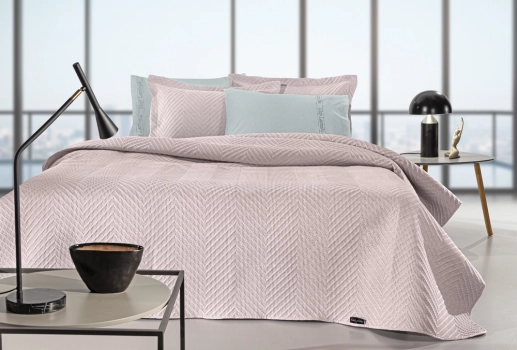 Σετ Κουβερλί Microfiber Ημίδιπλο 180x240εκ. Hamptons Sepia Guy Laroche