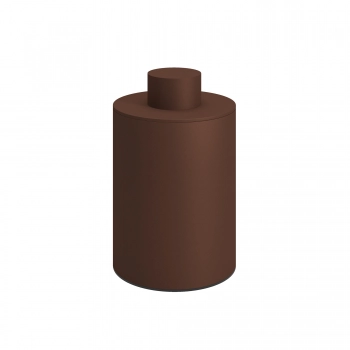 Δοχείο Αποθήκευσης Με Καπάκι Ανοξείδωτο Matt Wenge Pam & Co Φ8x15εκ. 94-943