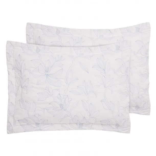 Ζεύγος Μαξιλαροθήκες Microfiber 50x70+5εκ. Happy 9659 White Das Home