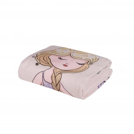 Κουβέρτα Fleece Λίκνου 80x110εκ. Baby Fun 4913 Λιλά-Ροζ Das Baby