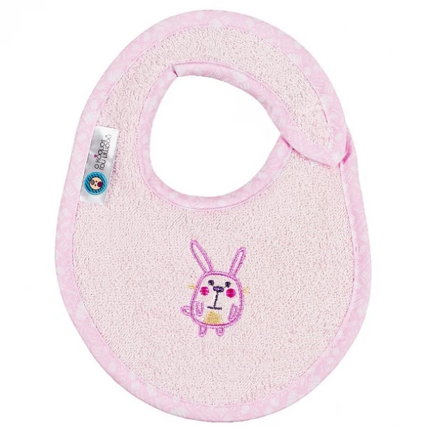 Σαλιάρα Βαμβακερή Μικρή Elephant Ροζ 18121