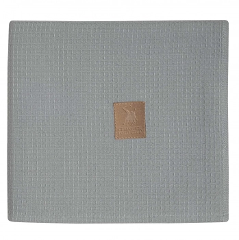 Κουβέρτα Κούνιας Πικέ Βαμβακερή 110x150εκ. Essential Baby 8871 Grey Greenwich Polo Club