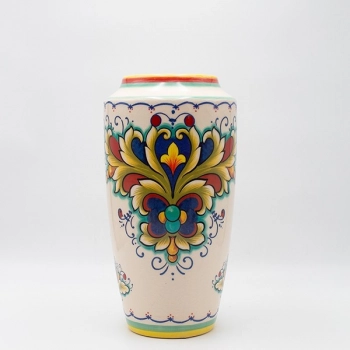 Βάζο Κεραμικό Μπεζ-Multi 17x17x33εκ. ESTHETI 819-00186