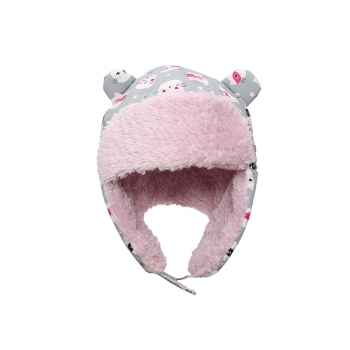 Αδιάβροχο Σκουφάκι Fleece-Sherpa 2-4 Χρονών Trapper Hat Cat Flapjackkids FJKTH745M