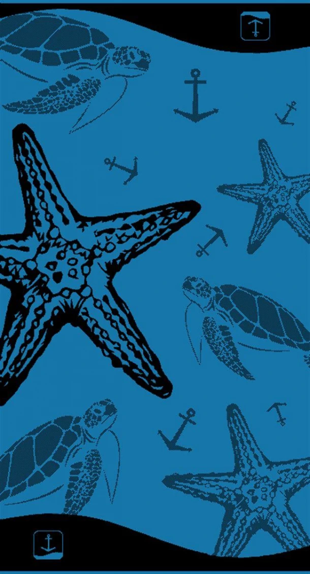 Πετσέτα Θαλάσσης 2 Όψεων Βαμβακερή Βελουτέ 87x165εκ. Ζακάρ 239 DimCol