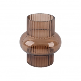 Βάζο Γυάλινο Καφέ Glower 17,7x20,5εκ. Estia 09-51914