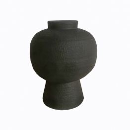 Βάζο Κεραμικό Μαύρο Art Et Lumiere Φ25x33εκ. 25010