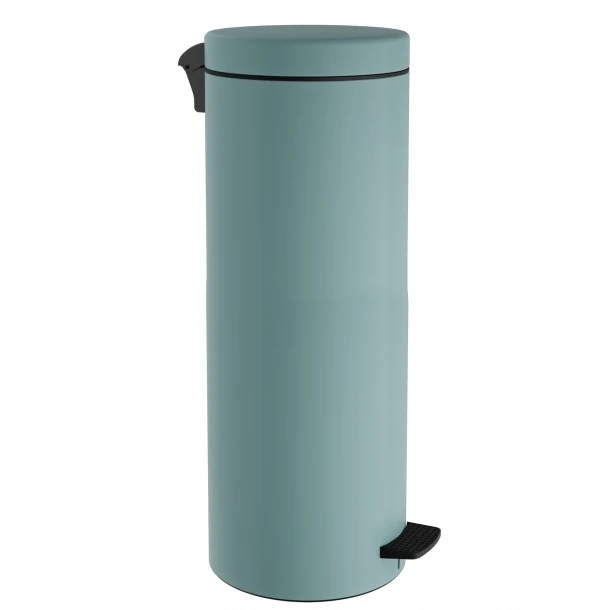 Καλάθι Απορριμμάτων 30lt Soft Close Ανοξείδωτο Matt Turquoise Pam & Co Φ25x65εκ. 2565-913