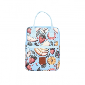 Τσάντα Φαγητού Ισοθερμική PVC Leather Subdued Harvest Save The Aegean Estia 7lt-20x14x27εκ. 01-22549