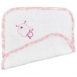 Λαβέτα Βαμβακερή 30x30εκ. Sheep Ροζ 16191