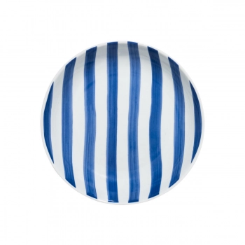 Πιάτο Βαθύ Φαγητού Πορσελάνης 20x4εκ. Ligne Blue Estia 07-38892