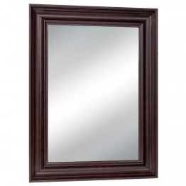 Καθρέπτης Τοίχου Πλαστικός (Εφέ Ξύλου) Καφέ 80x120εκ. iliadis 91870