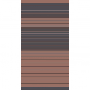 Πετσέτα Θαλάσσης Βαμβακερή Velour Brown 86x160εκ. Stripes Melinen 20004871