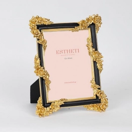 Κορνίζα Polyresin Χρυσή-Μαύρη 13x18εκ. ESTHETI 756-12151
