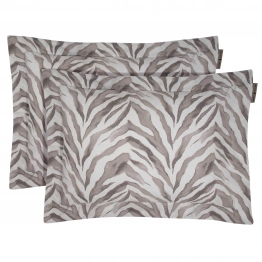 Ζεύγος Μαξιλαροθήκες Oxford Βαμβακερές 50x70+5εκ. Loft 2377 Brown Greenwich Polo Club