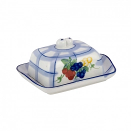 Βουτυριέρα Πυρίμαχη Πορσελάνης WM Collection 18x13εκ. N130/119