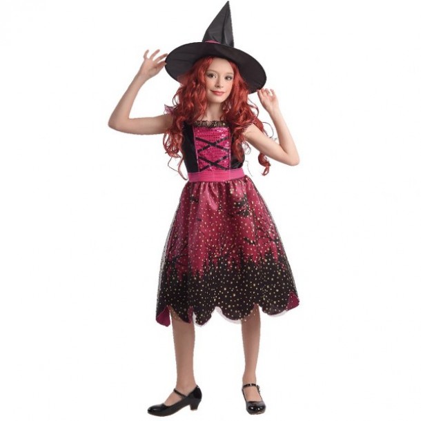 Στολή Παιδική Ροζ Μάγισσα (4-6 ετών / 7-10 ετών / 11-14 ετών) Carnavalista 3-2369