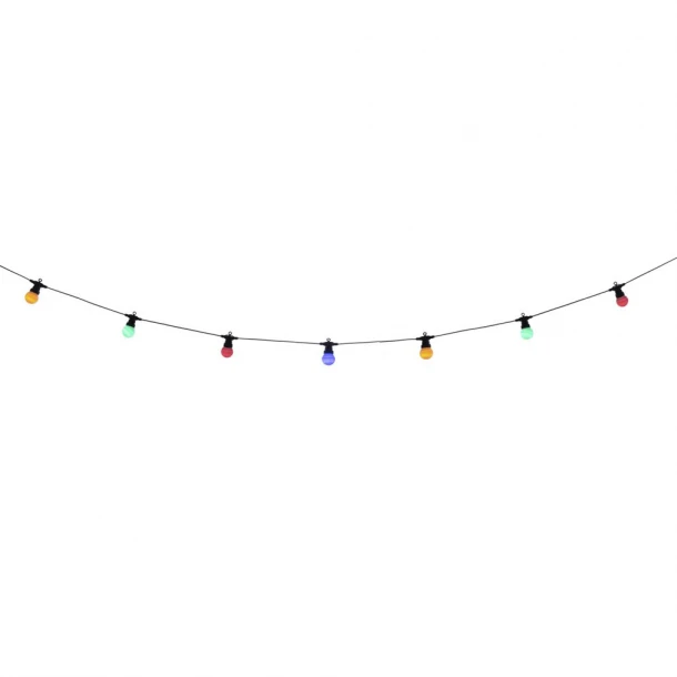 Λαμπάκια Κήπου Πολύχρωμα 25 Led Λάμπες 10 Μέτρα iliadis 74786