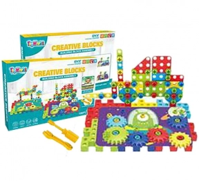Σετ Εργαλεία Diy 196τμχ Creative Blocks Σε Κουτί 34x24x7εκ. Toy Markt 71-3208