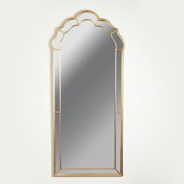 Καθρέπτης Τοίχου Μεταλλικός Χρυσός 60x3x138εκ. ESTHETI 751-11039