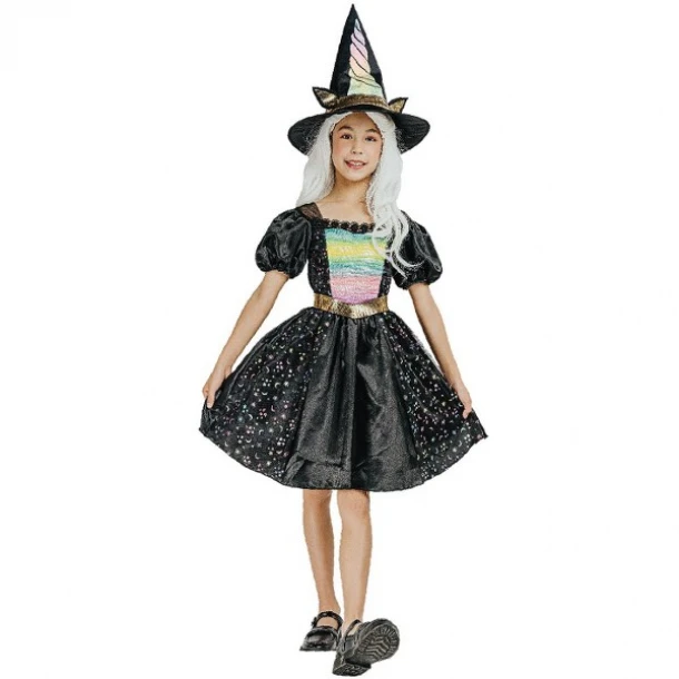Στολή Παιδική Μάγισσα-Μονόκερος (4-6 ετών / 7-10 ετών / 11-14 ετών) Carnavalista 3-2368
