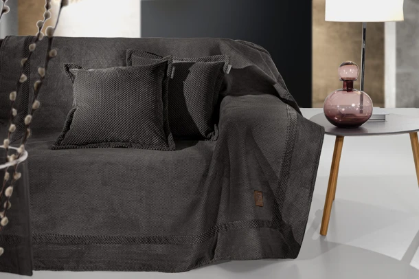 Ριχτάρι Τετραθέσιος Suede Microfiber Rubicon Bitter 170x350εκ. Guy Laroche