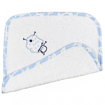 Λαβέτα Βαμβακερή 30x30εκ. Sheep Σιέλ 16192