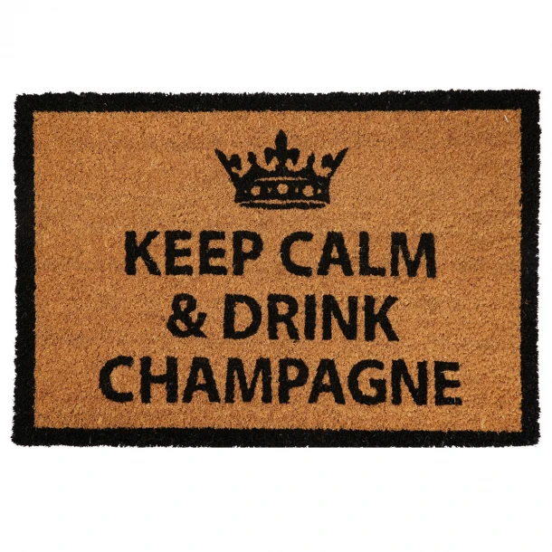 Πατάκι Εισόδου 39x59εκ. KEEP CALM & DRINK CHAMPAGNE MRShome 0007003